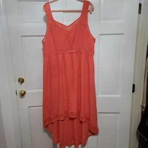 Torrid Hi-Lo dress with lace straps